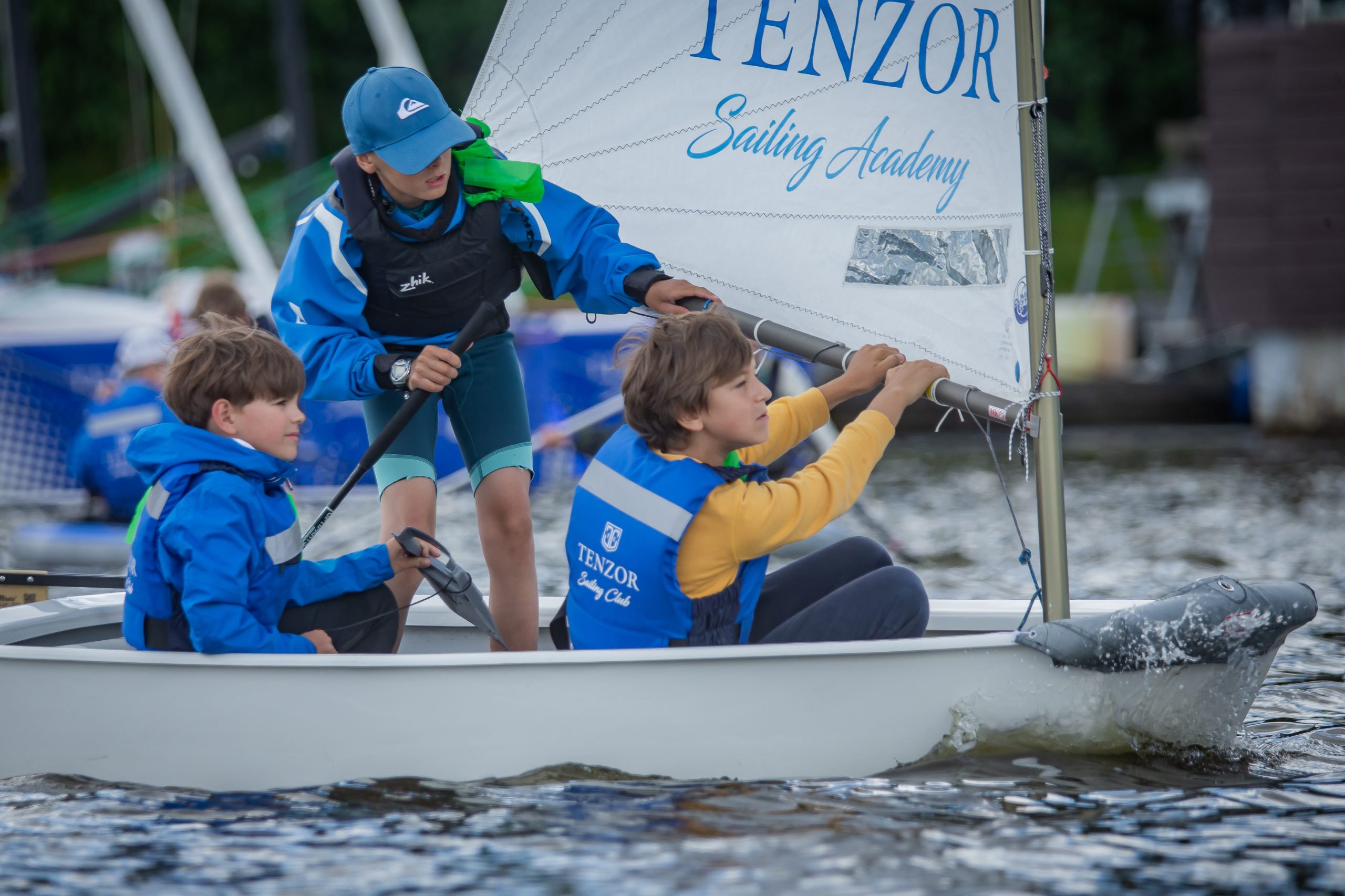 Открытие детской парусной академии Tenzor Sailing Club в Дубне!